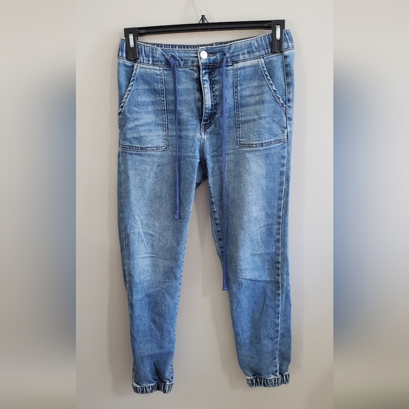 Risen high rise ankle jogger jeans womens 29 EUC - Picture 6 of 6